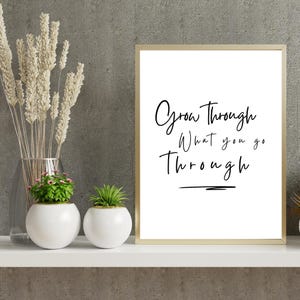 Inspirational Quote Wall Art - Mental Health, Positive Affirmation, Printable Wall Art, Home Or Office Decor, Digital Download