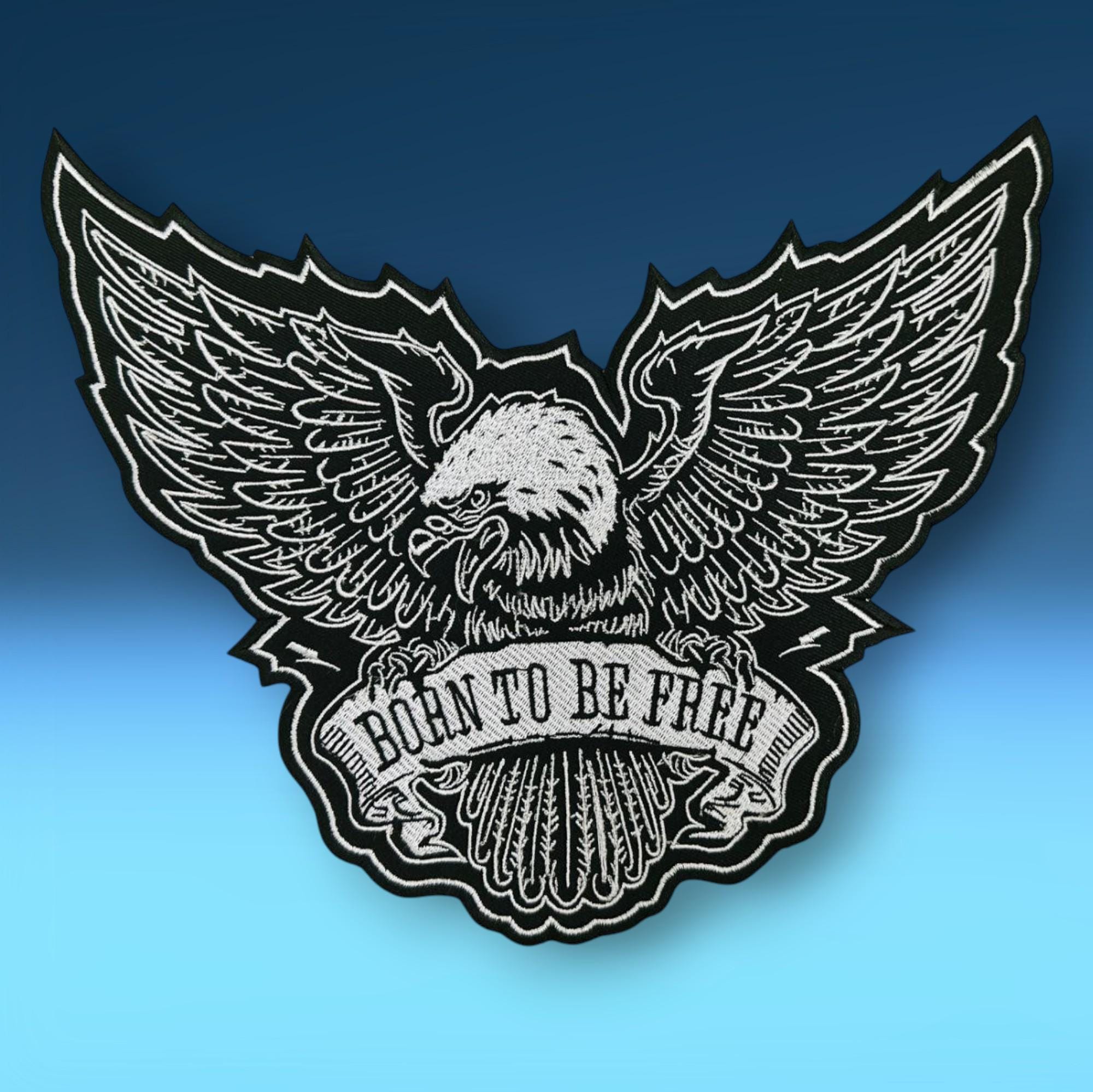 Born Free 'Taxed To Death' Aufnäher / Aufbügler (10x5,5 Cm) – Aus Nylon, Für Kleidung & Accessoires