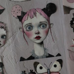 OURTIME) カラフルで楽しいペットテープ - 3D 光沢プリント 200 cm (1 ループ)
