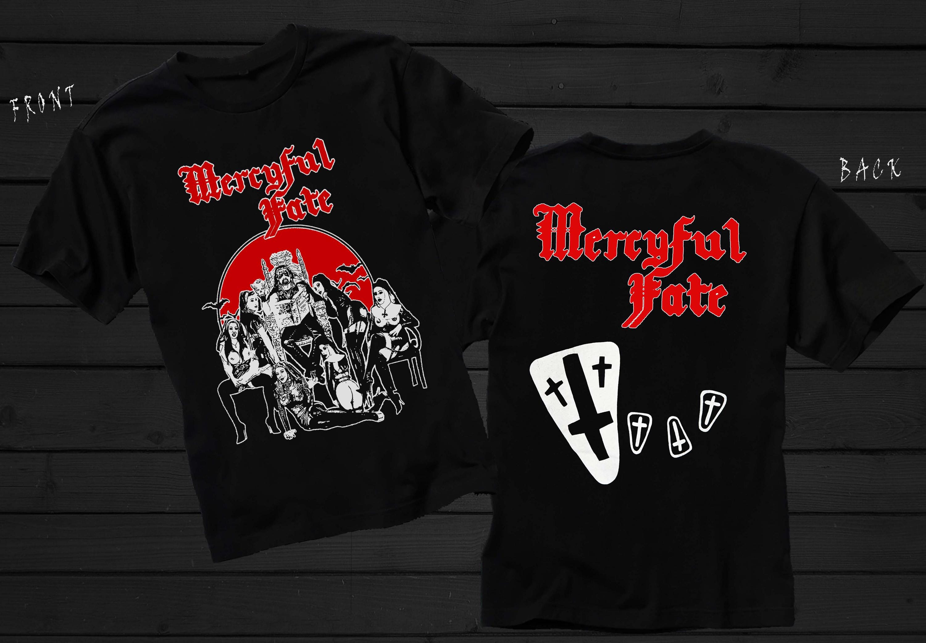 2000年代 Y2K マーシフルフェイト Tシャツ Lサイズ 黒 Mercyful fate shirt - Etsy 日本