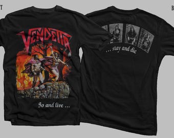D2D - Nueva camiseta estampada -VENDETTA- Go And Live...- tallas: S, M, L, XL, 2-3-4-5-6-7XL