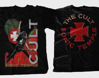 D2D - New printed T-shirt -THE CULT-Sonic Temple - size : S,M,L,XL,2-3-4-5-6-7XL