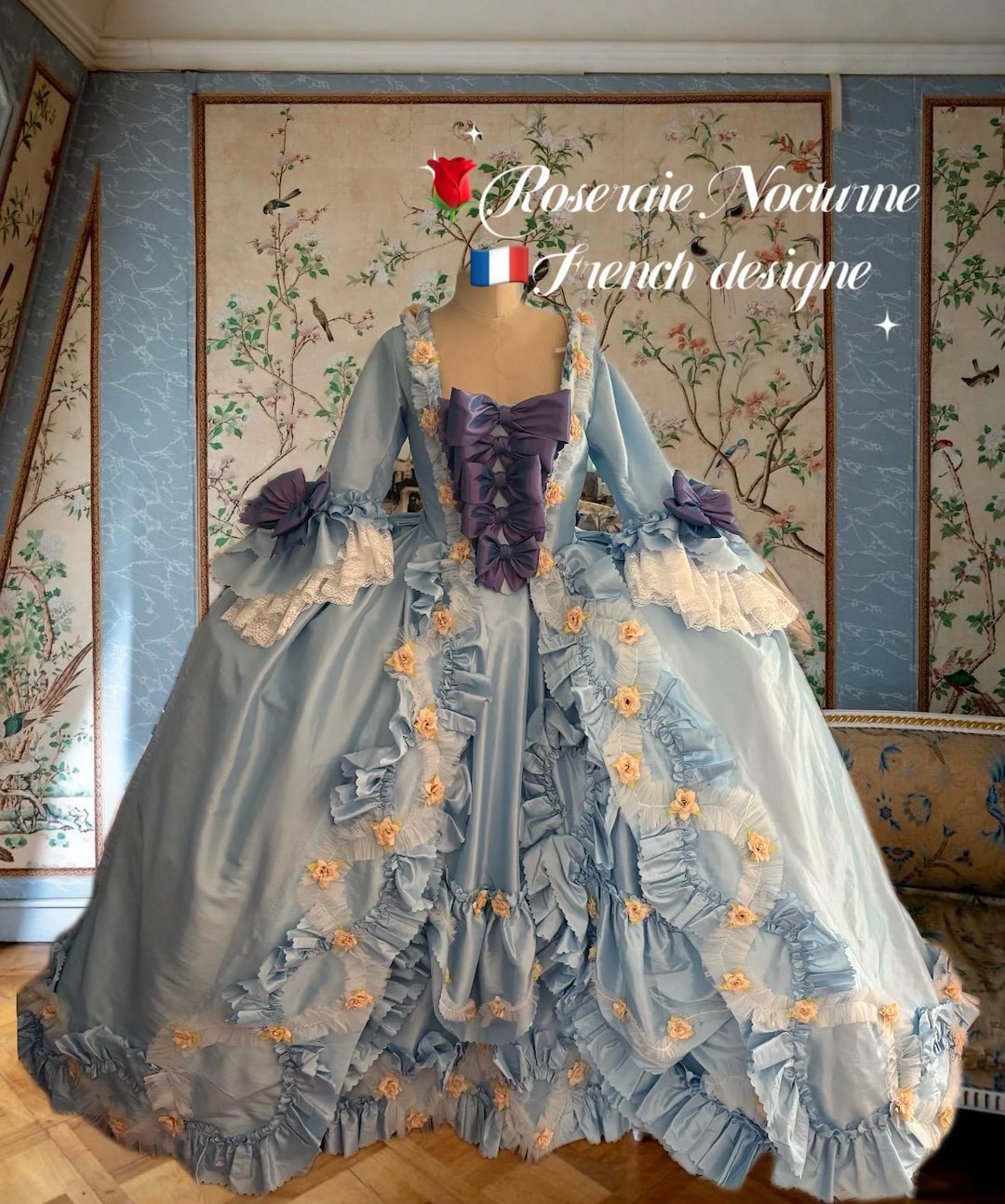Historical Dress Rococo Style Dress 18th Century Madame De