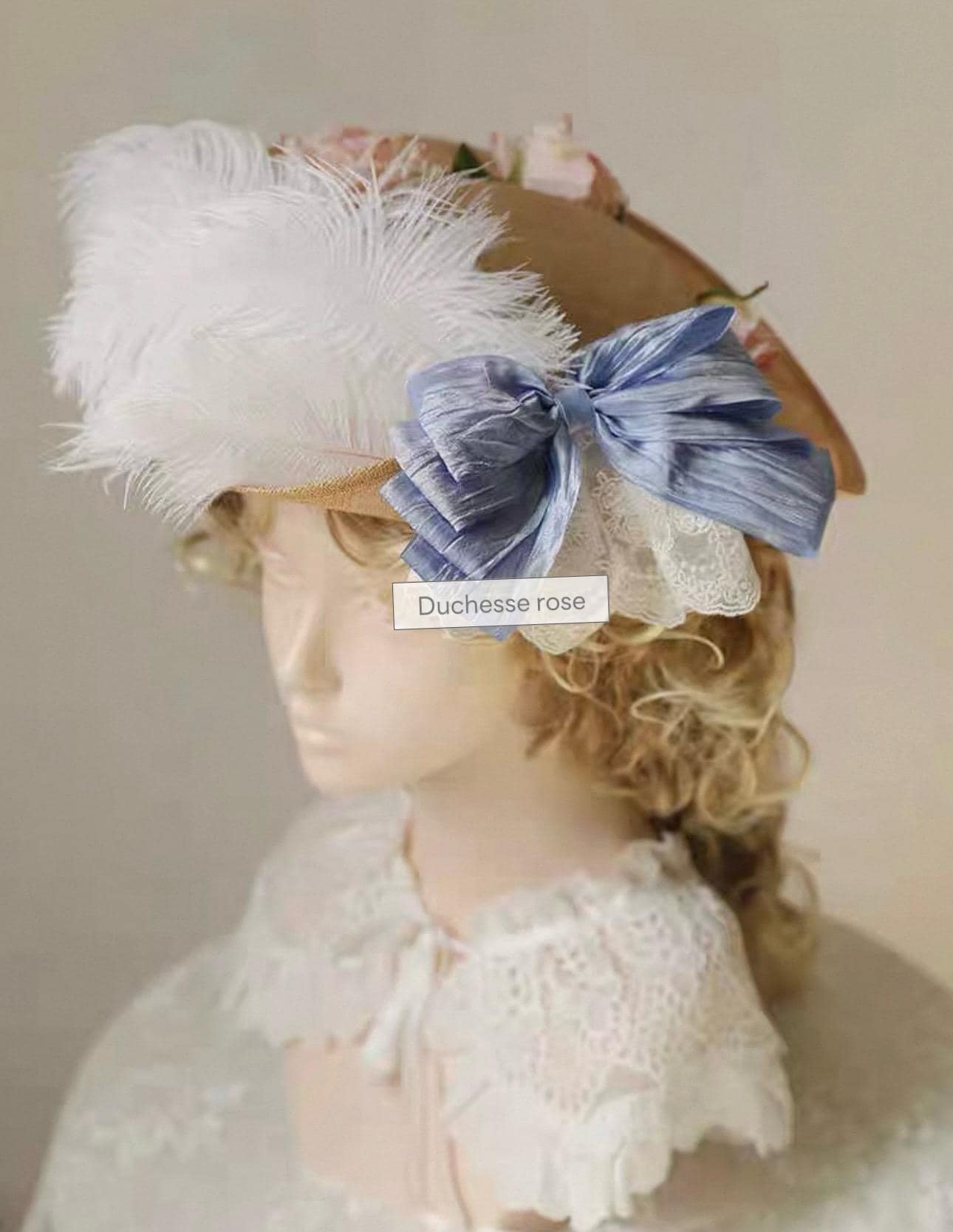 Handmade 18th-century French Court Hat (marie Antoinette Rococo ...