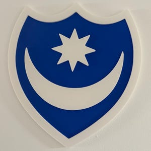 Portsmouth FC 3D Logo Wall Art