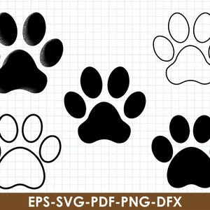 Dog Paw Prints Svg, Paw SVG, Animal Paw Svg, Animal Svg, Dog Paw Print, Paw Print, Animal Print, Dog Paw Transparent, paw svg bundle
