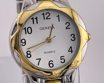 Quartz White Stag Watch Womens Two
Tone Black Gold Stretch Band White Stag Watch | eBay main image 4