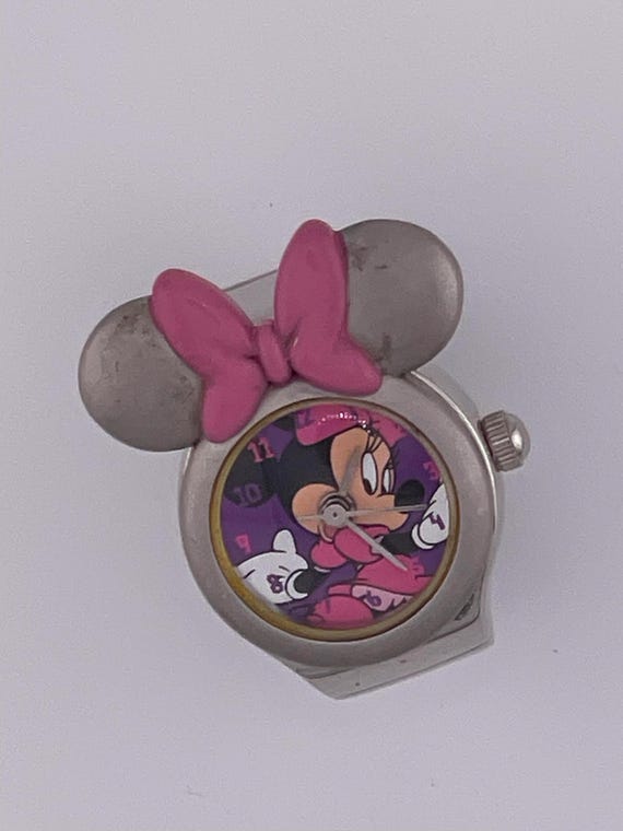 Vintage Disney Minnie Mouse Ring Watch – DISRW01 –silver  display picture 1