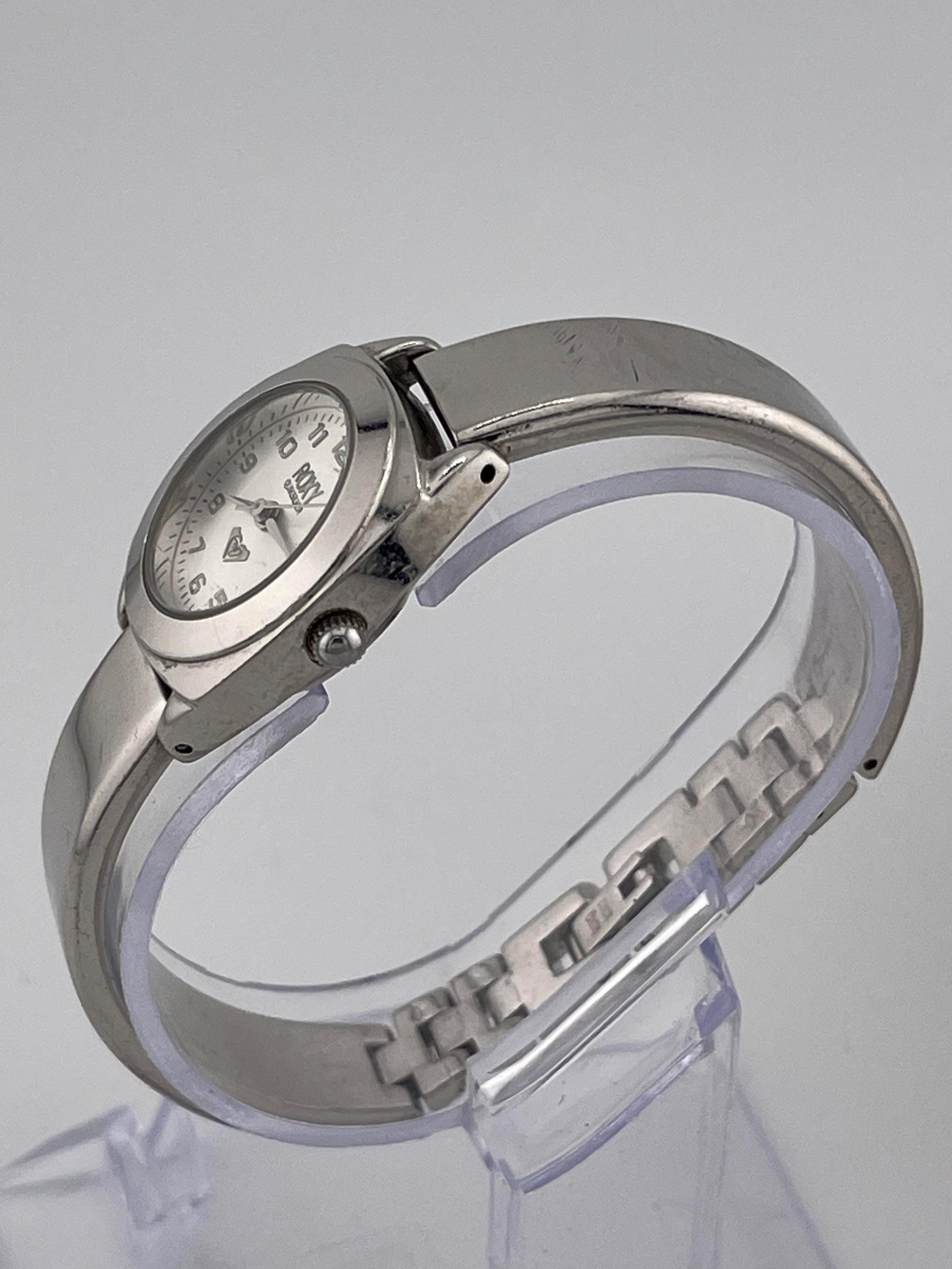 Vintage Roxy Quiksilver RX210 Women's Silver-tone Quartz Watch