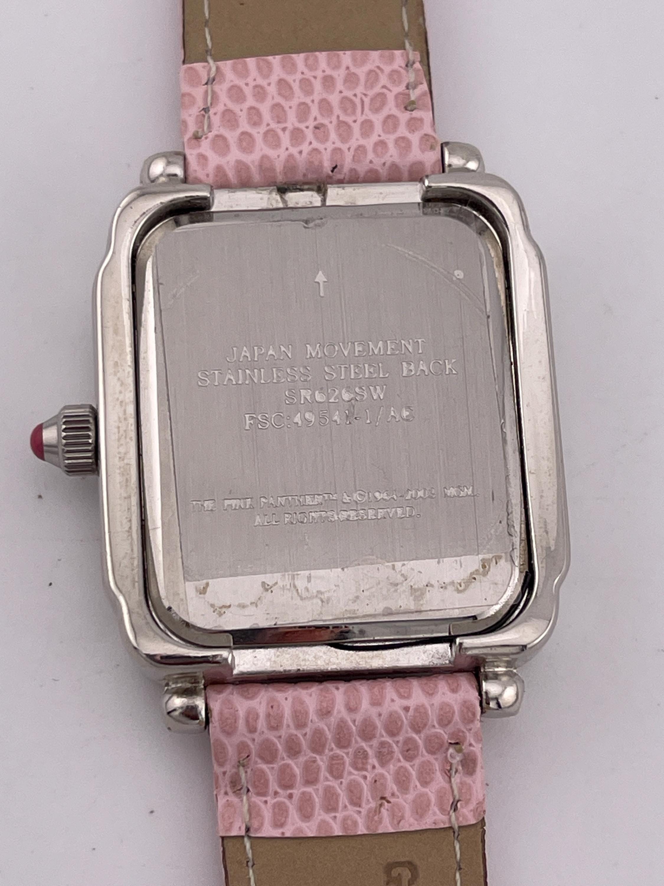 Pink Panther Silver Square Watch with Black Strap Pink Panther Seiko SRPM07 Review: 38mm Limited Edition Watch  main image 4