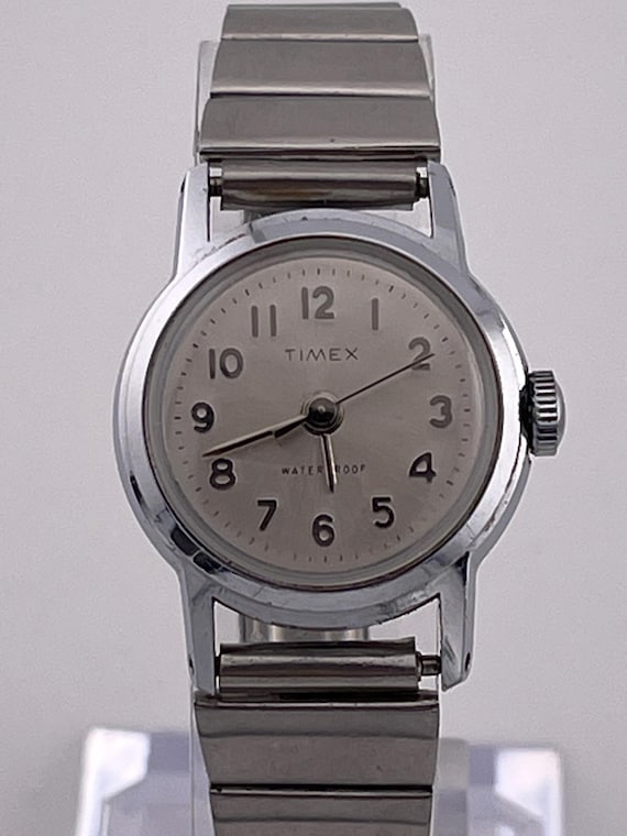 Timex Waterproof Ladies Mechanical Watch 23mm Gold Tone  display picture 2