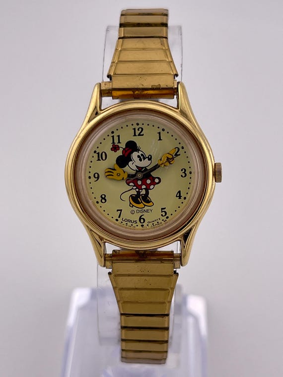 Vintage Lorus by Seiko Disney Minnie Mouse Quartz Watch Womens New Battery Lorus Minnie Mouse Quartz Watch for Her | Vintage Disney  main image 3