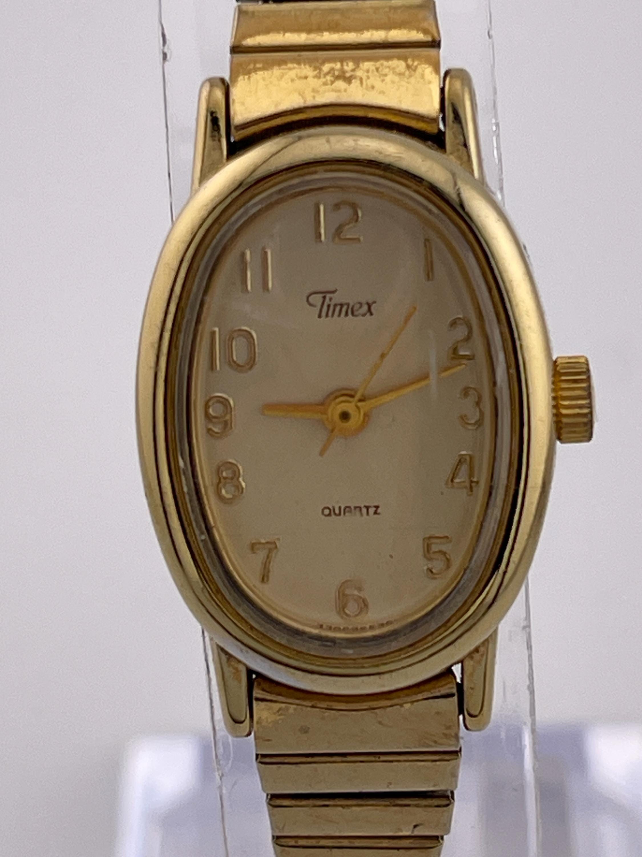 Ladies Timex Gold Oval Watch - Etsy display picture 2