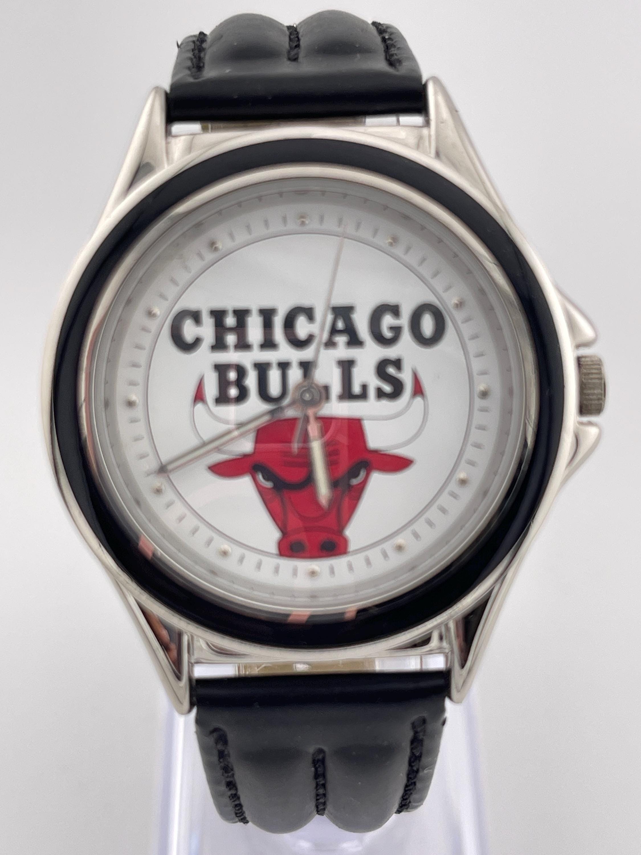 Vintage Relic Chicago Bulls Quartz Watch C. 2000s NBA Fan Watch 