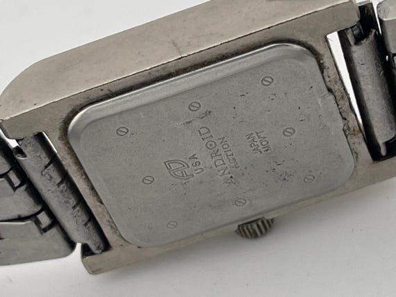 Vintage Android Rectangular Quartz Watch c. 1990s… - image 7