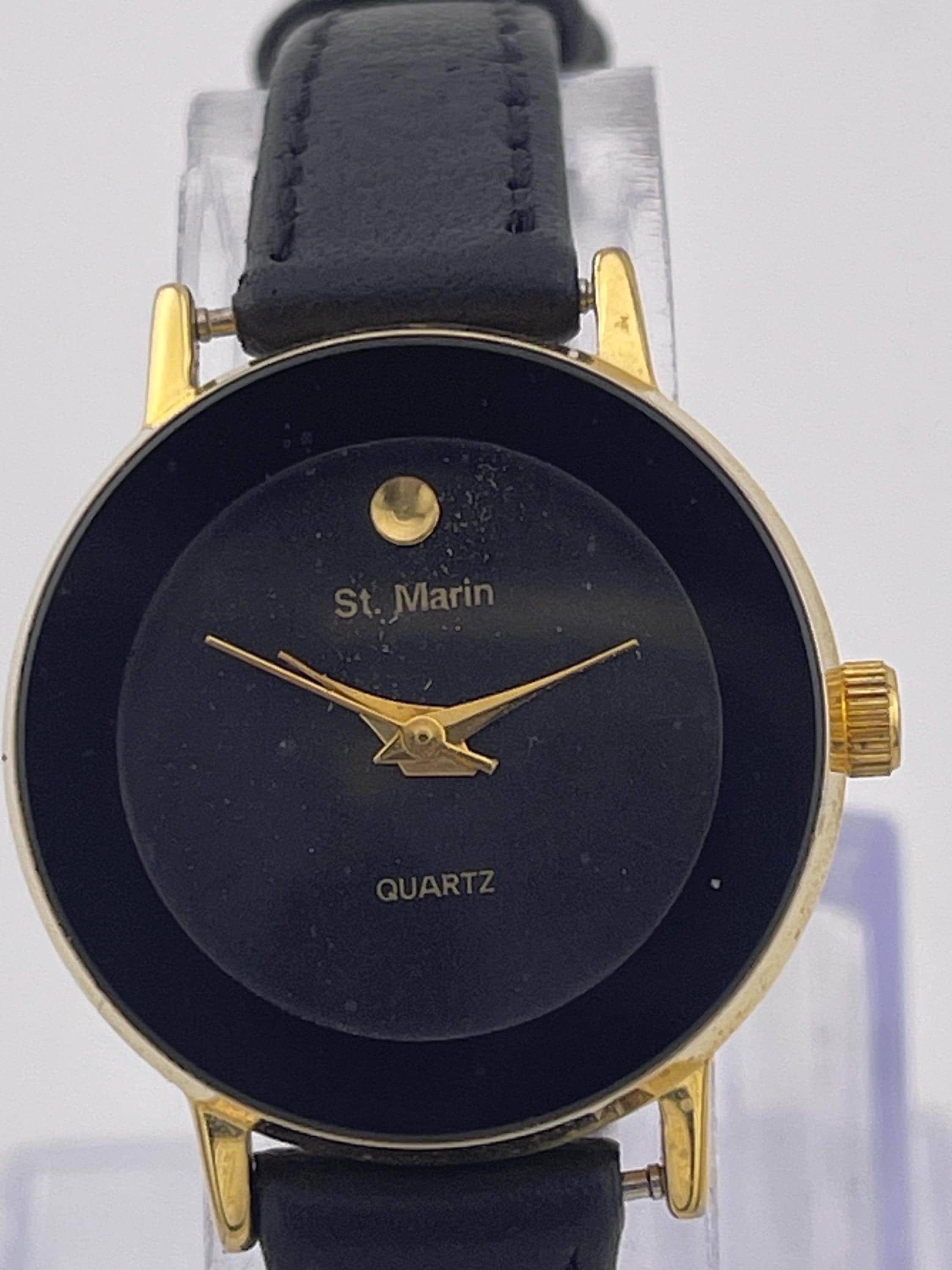 Montre Femme St. Marin Argent - Style Manchette - Cadran 7/8ème - Quartz
