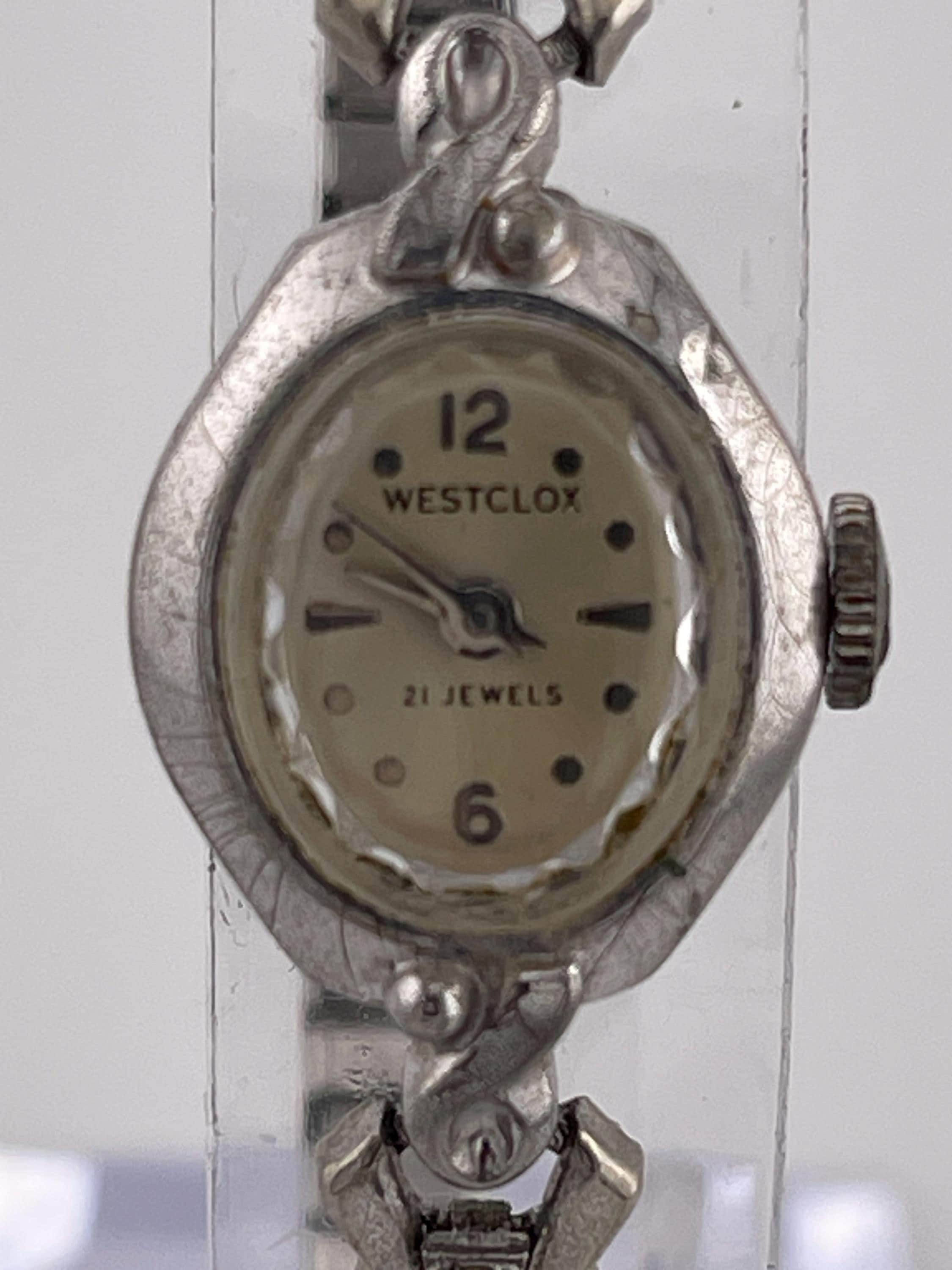 Vintage Westclox Ladies Mechanical Watch C. 1950s–1960s Silver