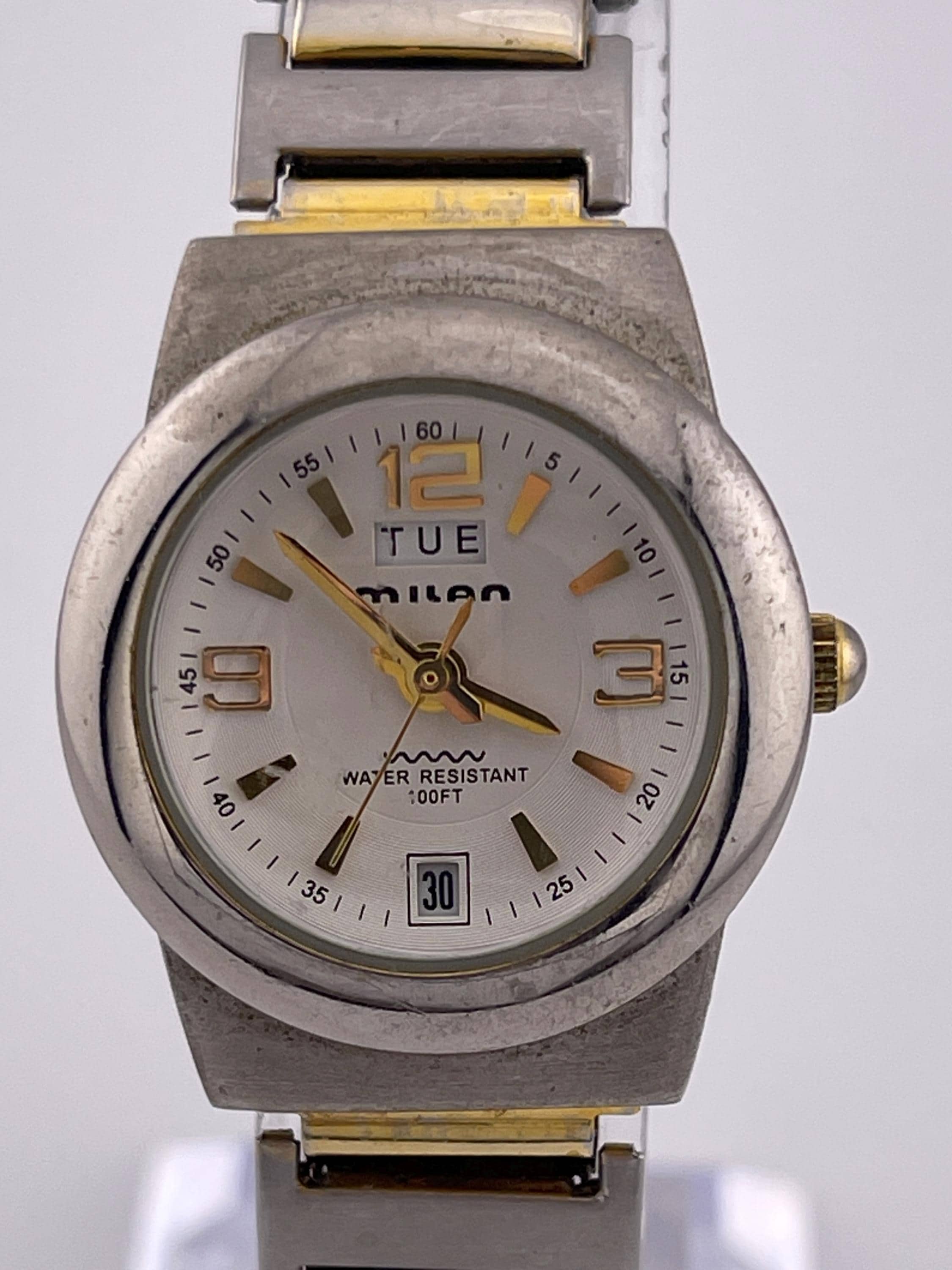 Milan vintage style Stretch Bracelet Ladies Watch with Black Dial Milan Women Wristwatches for sale - eBay main image 3
