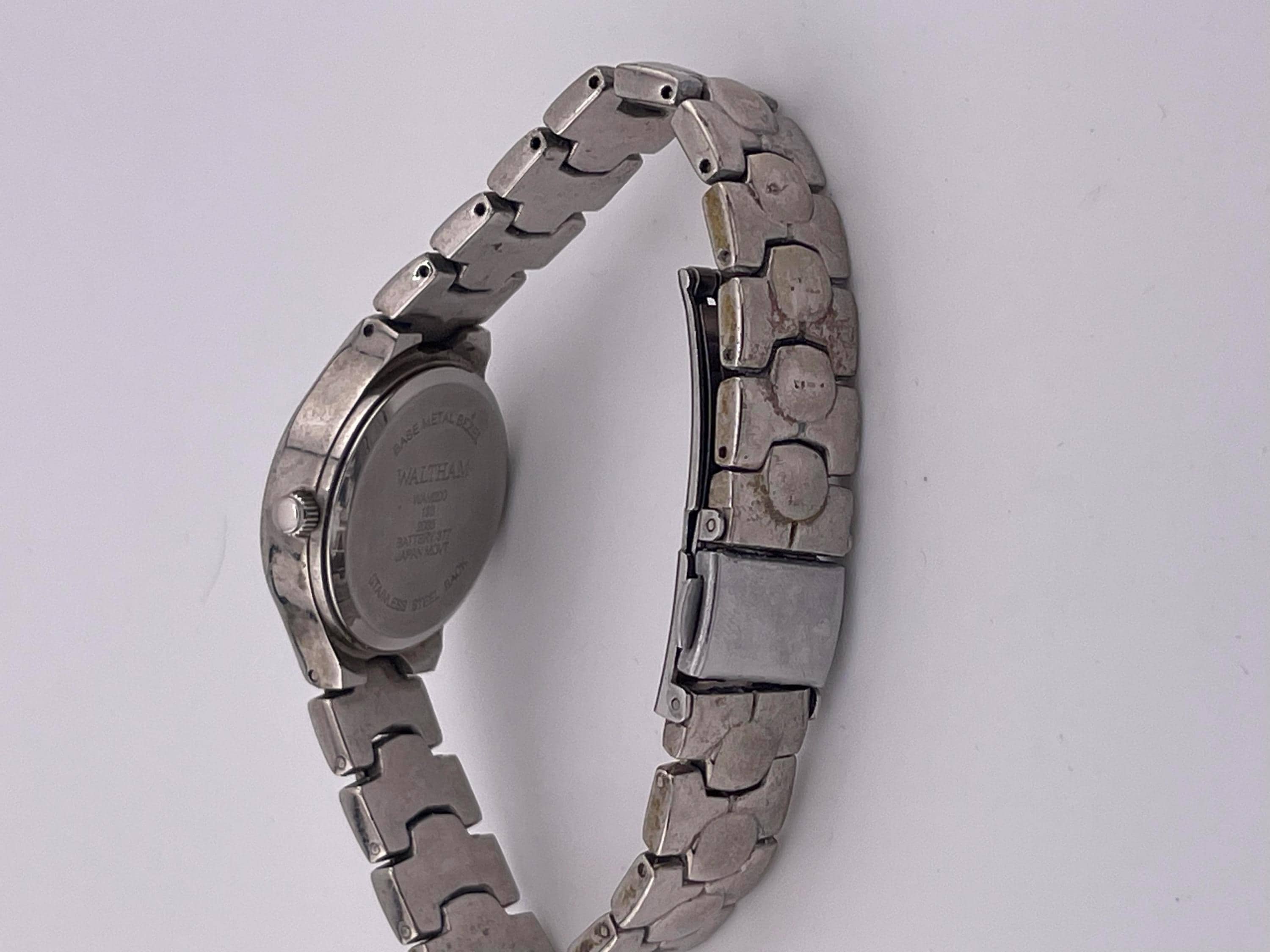 Waltham Genuine Diamond Accent Vintage Quartz Watch – Japan 
