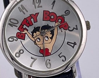 ValDawn Betty Boop Women’s Vintage Watch 32 mm Silver tone – Japan movt – 2003s