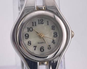 Elgin Ladies Cocktail Two Tone Vintage 90\'s Quartz Watch White Dial Elgin Ladies Cocktail Two Tone Vintage 90 main image 4