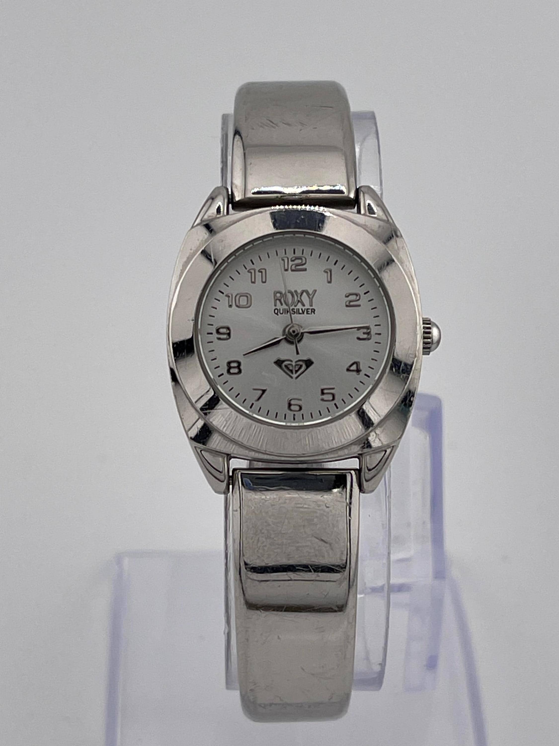 Vintage Roxy Quiksilver RX210 Women's Silver-tone Quartz Watch