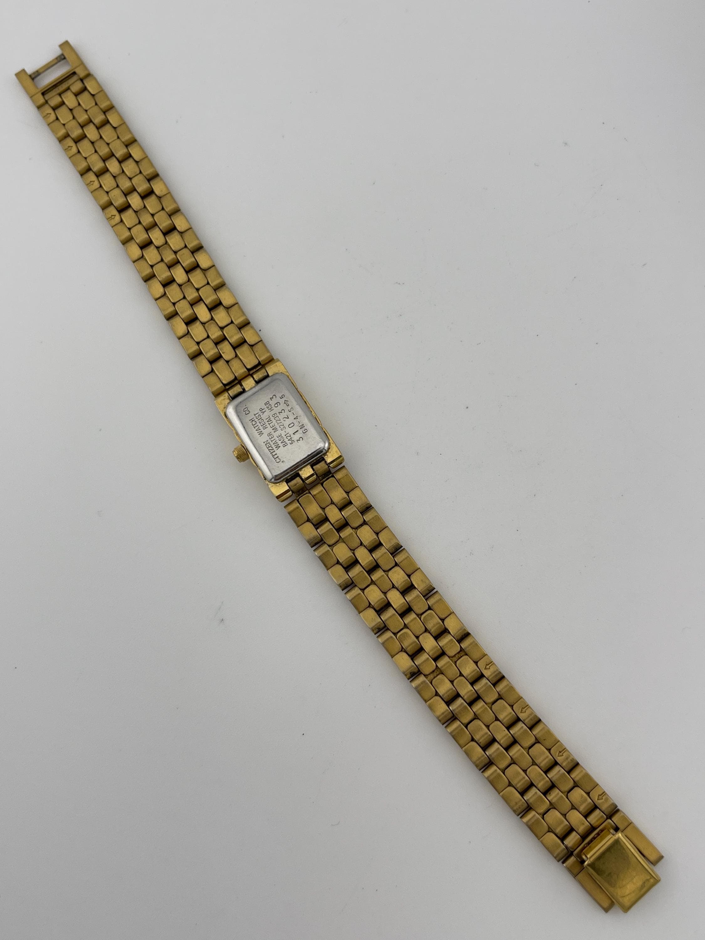 CITIZEN 水晶時計 インテリア Citizen Gold Tone Ladies Quartz Watch Model 5421-S27239 C.1990s - Etsy