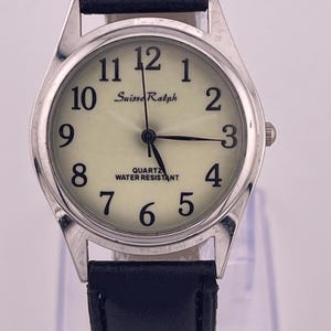 90s Vintage Laurens Swiss Watch Quartz Leather Strap Unisex Laurens | Accessories | 9s Vintage Laurens Swiss Watch  main image 3