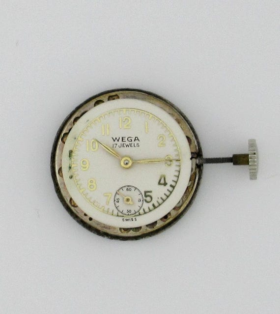 Wega Vintage Watch 17 Jewels Hand Winding Swiss Nurse Watch