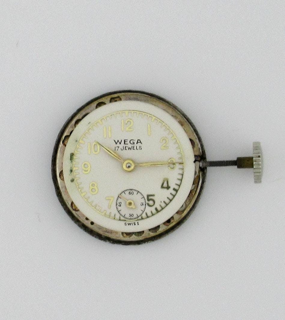 WEGA 17 JEWELS 14KT Gold レディース腕時計 現状品 Wega Vintage Watch 17 Jewels - Hand Winding Swiss Nurse Watch