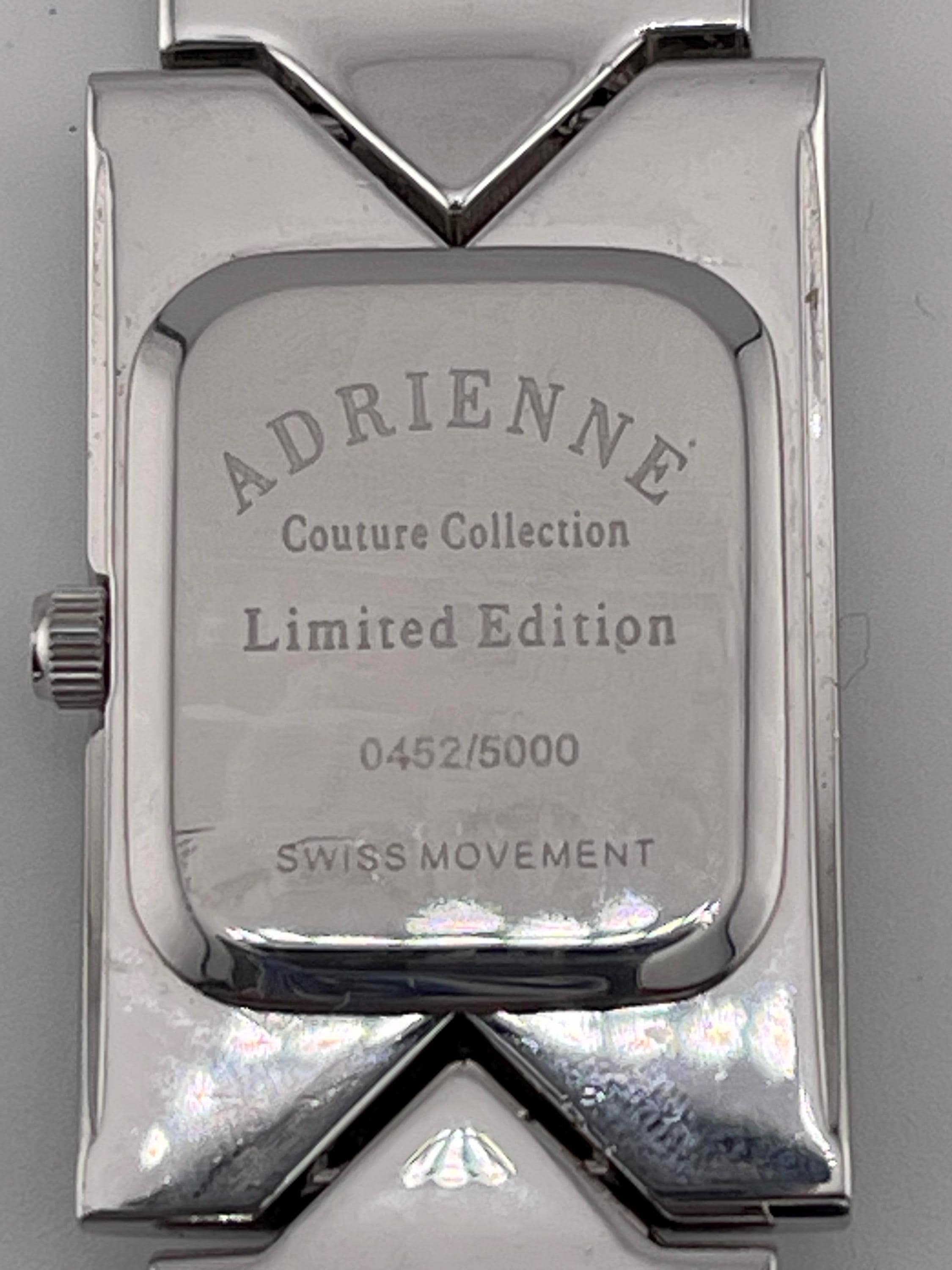 Adrienne Couture Limited Edition Pave Crystal Swiss Quartz Watch New Battery Adrienne Womens Couture Collection Watch | Mercari main image 2