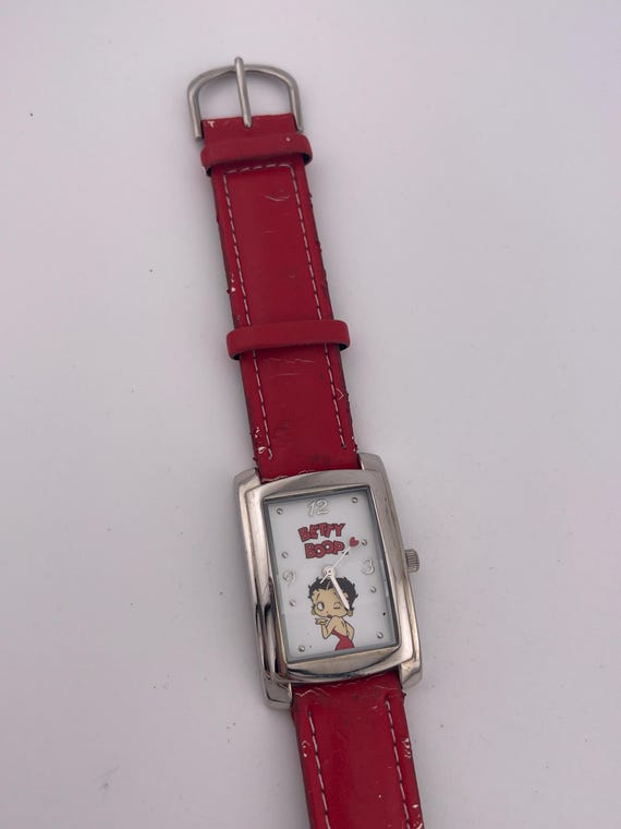 Vintage Betty Boop “here's a Kiss” Watch by KFS/FS F3020421 Red