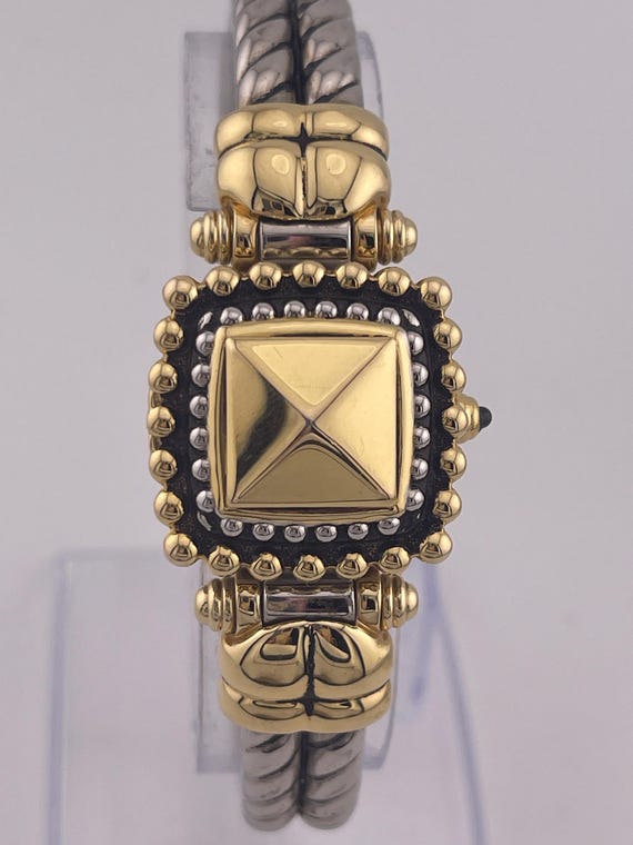 Joan Rivers Classic V377 Flip-top Bangle Watch (c.2000s  display picture 1