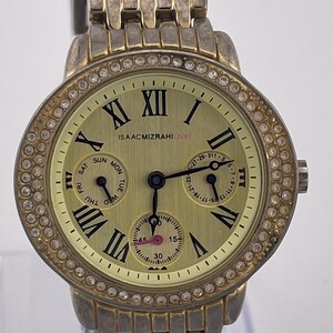 Isaac Mizrahi Live! Ladies Gold-tone Multi-function Quartz  display picture 1