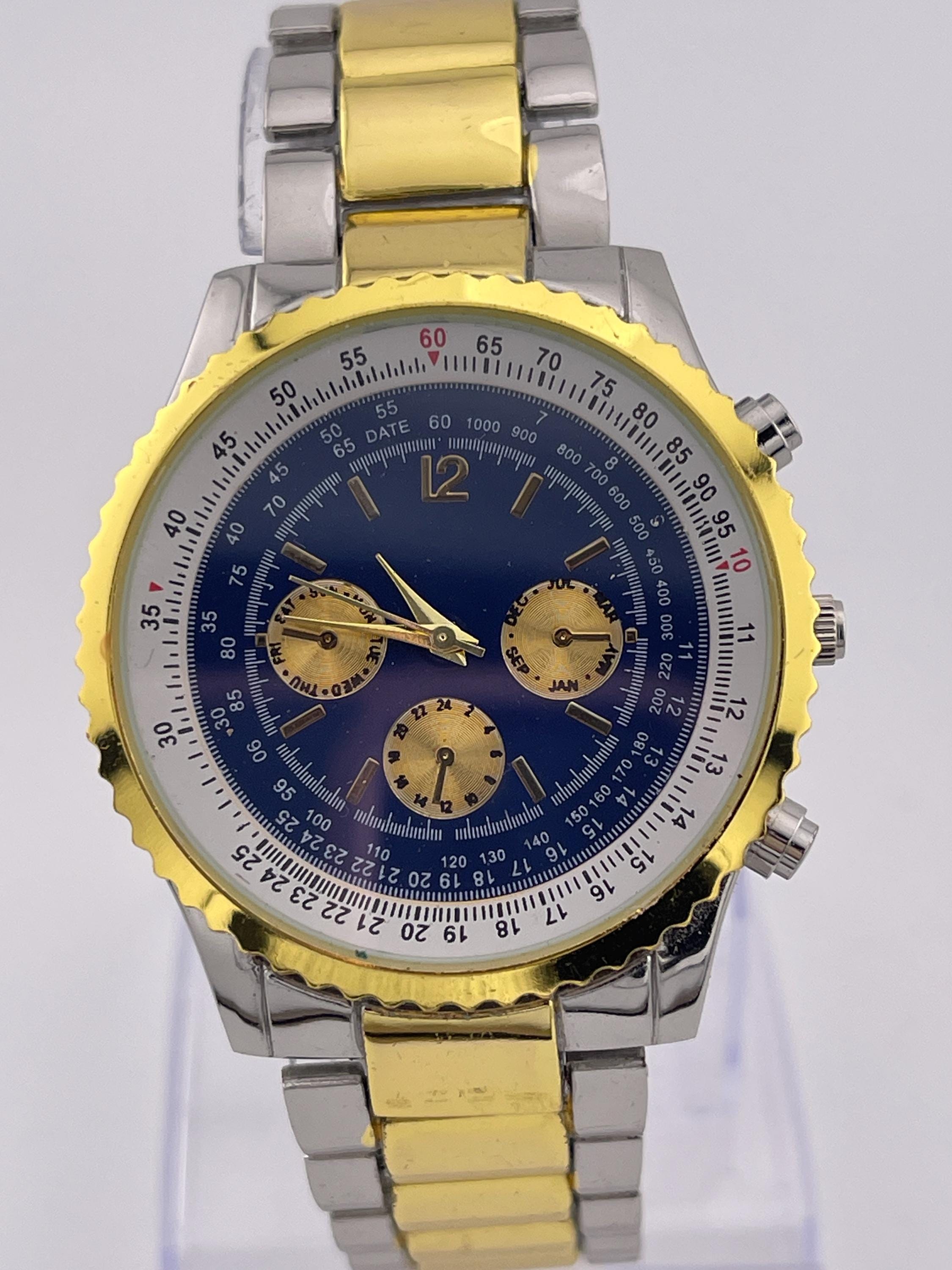 Vintage Haband Two-tone Multifunction Quartz Watch C.1999  display picture 1