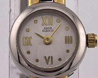 Vintage Anne Klein Gold Roman Numerals Classic Watch s-l400.jpg main image 4
