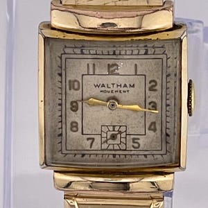 Waltham Tank Watch - Etsy