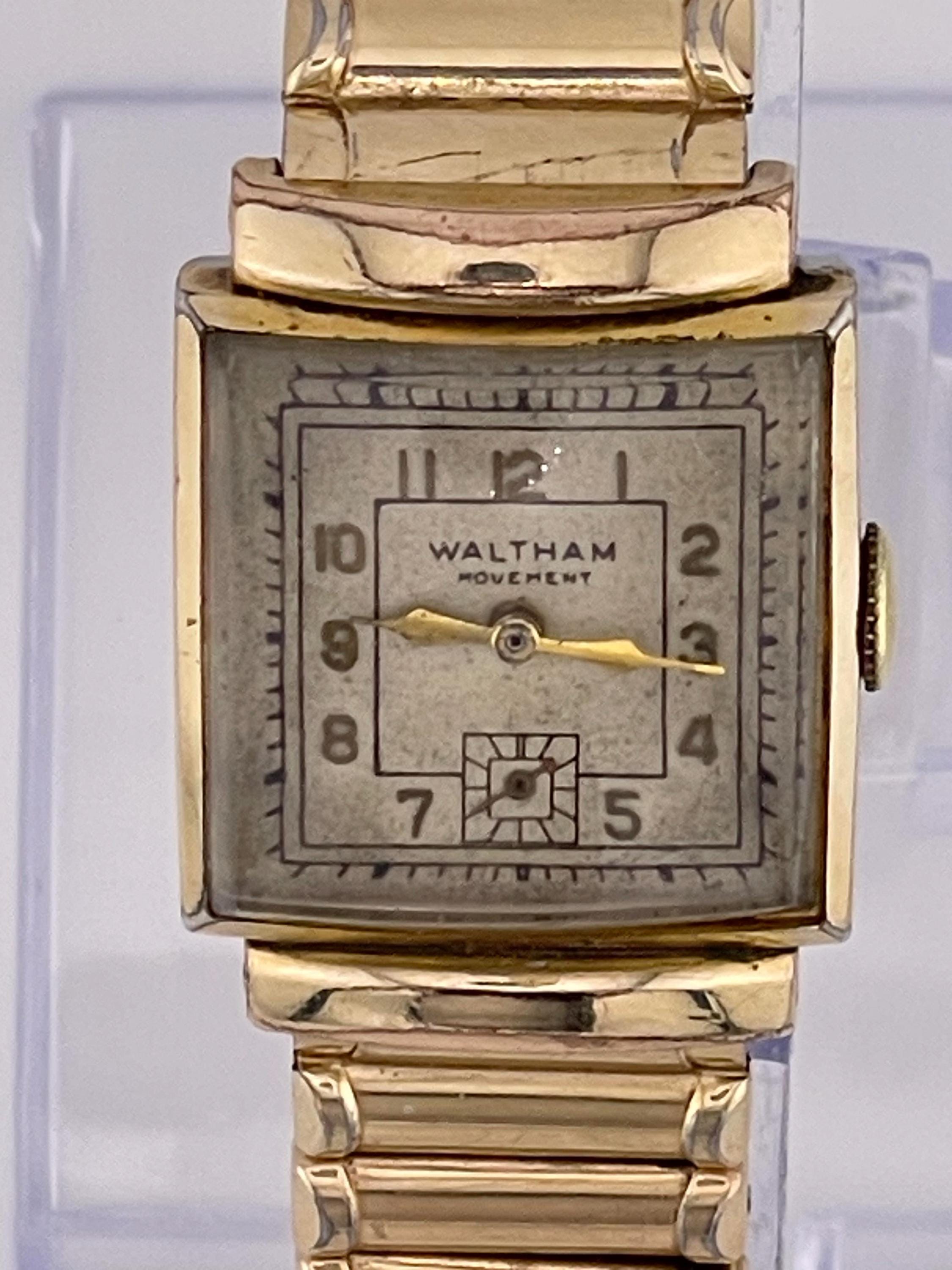 Waltham Tank Watch - Etsy
