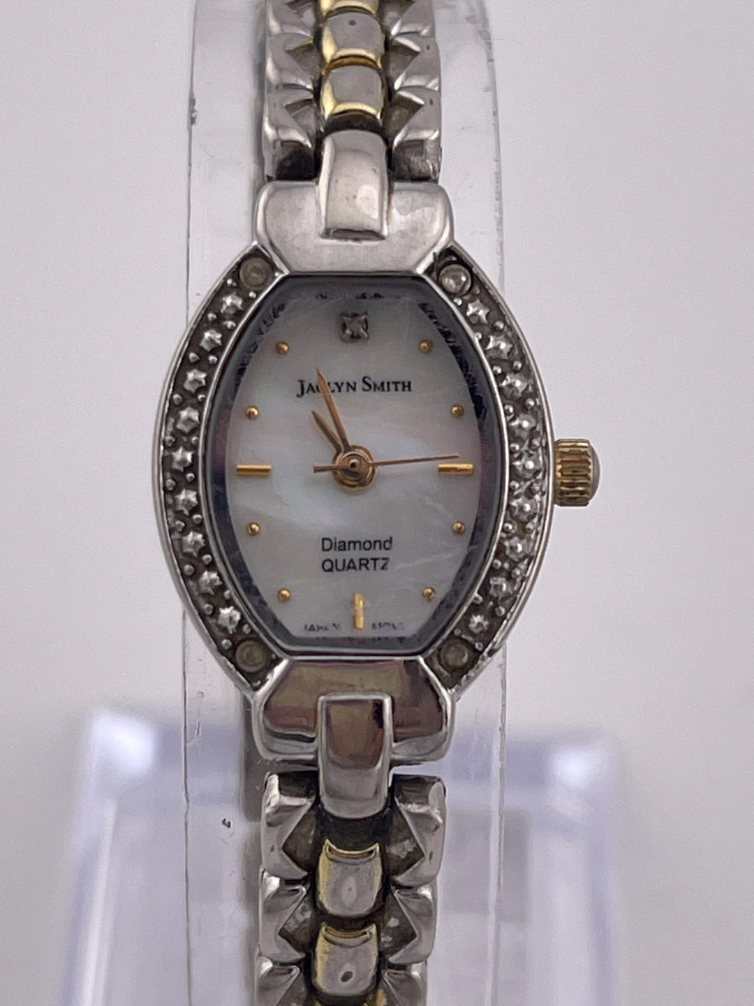 Jaclyn Smith Two Toned Quartz Japan Movt Watch New‎ Jaclyn Smith 2561SET Two Tone Quartz Analog Women main image 4