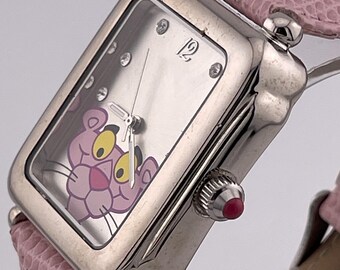 Vintage Pink Panther Ladies Quartz Watch C. 2000s | Square  display picture 3