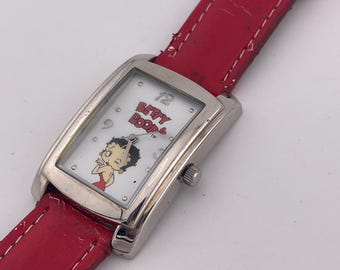 Vintage Betty Boop “here's a Kiss” Watch by KFS/FS F3020421 Red Vintage Betty Boop “here's a Kiss” Watch by KFS/FS F3020421 Red