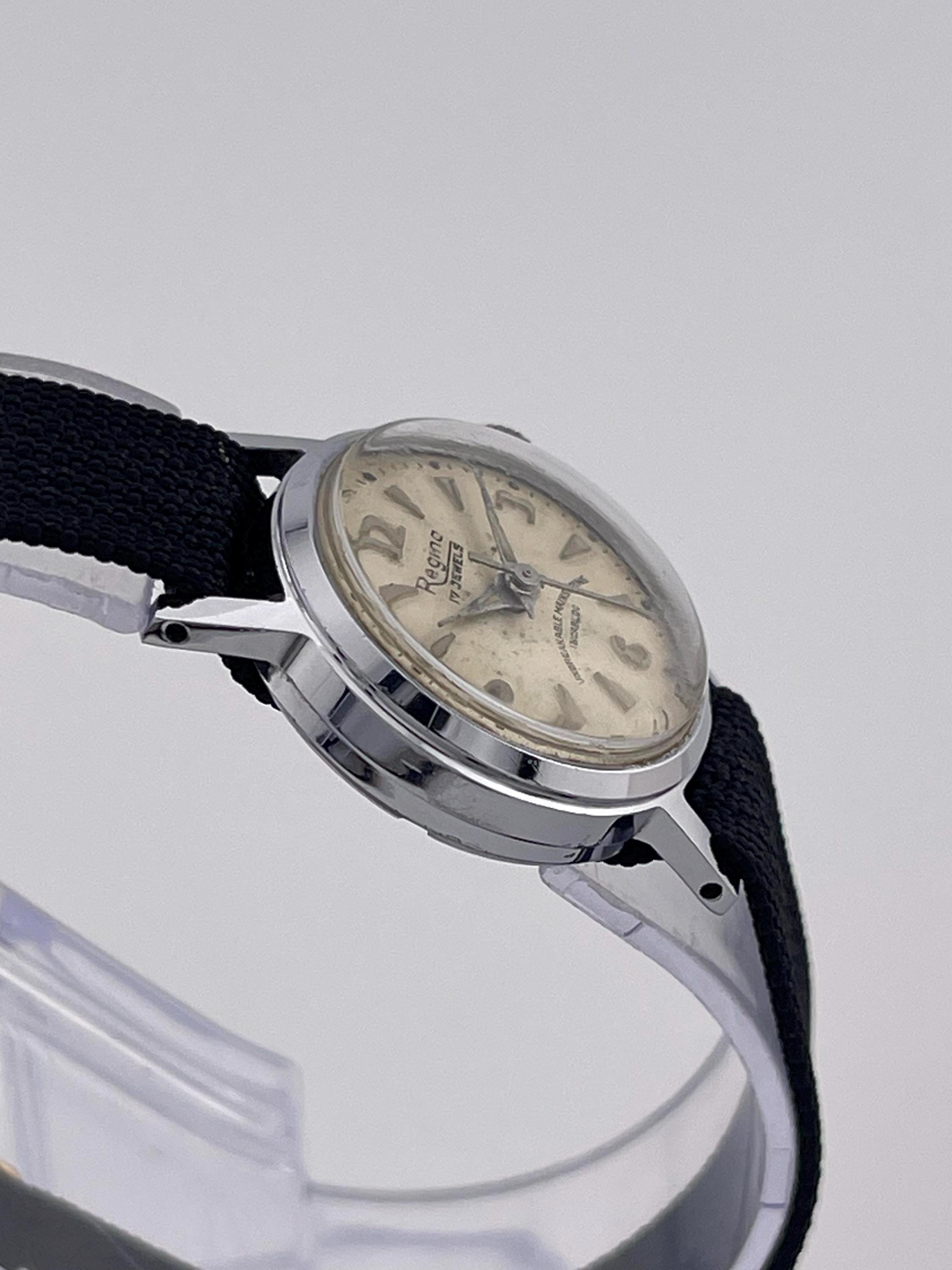 Regina 17 Jewels Swiss Made Vintage Manual-wind Watch – Silver