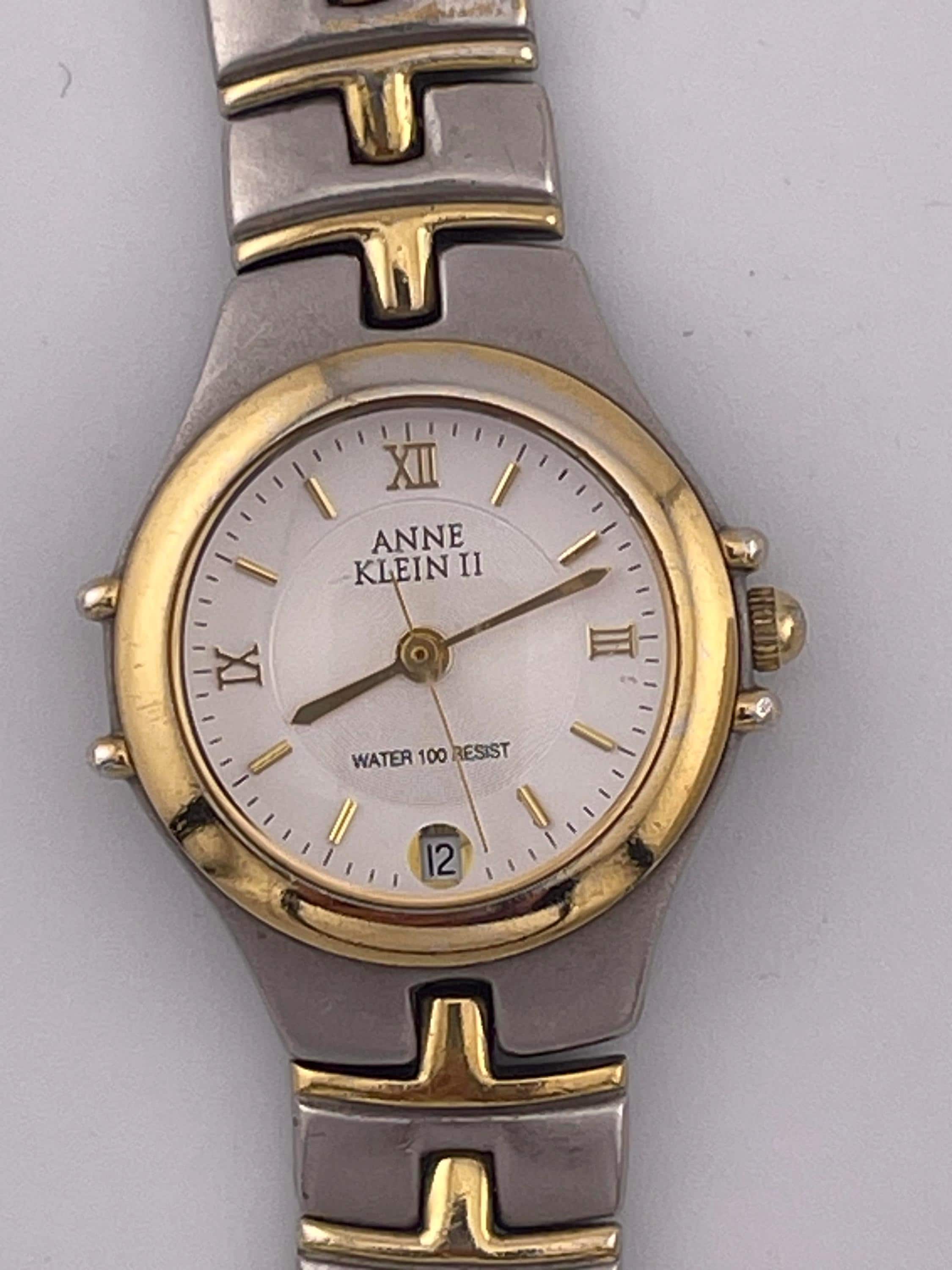 Anne Klein II Ladies Two-tone Quartz Watch –100ft Water 