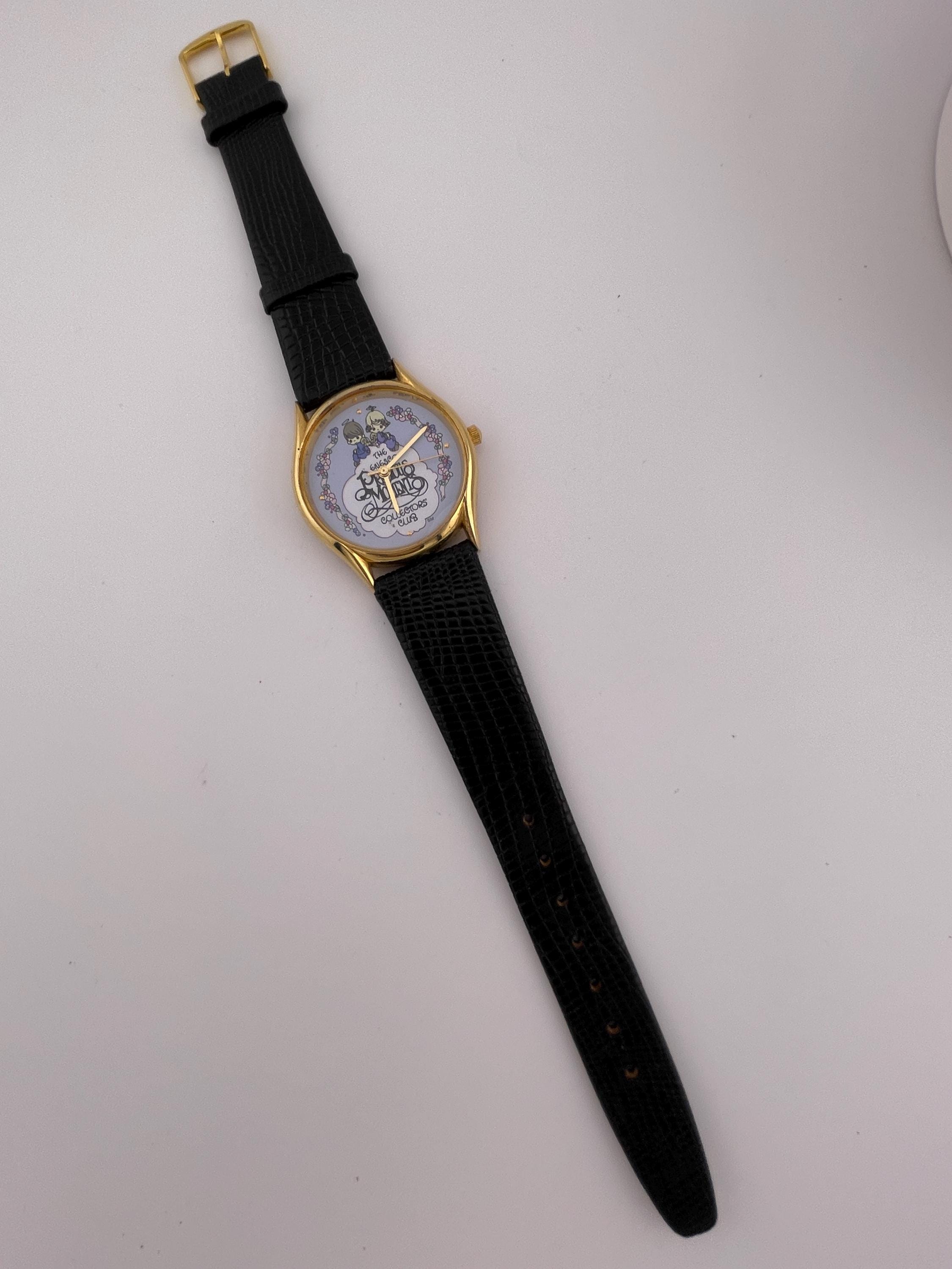 Precious Moments Collectors Club Gold Tone Quartz Watch 33mm