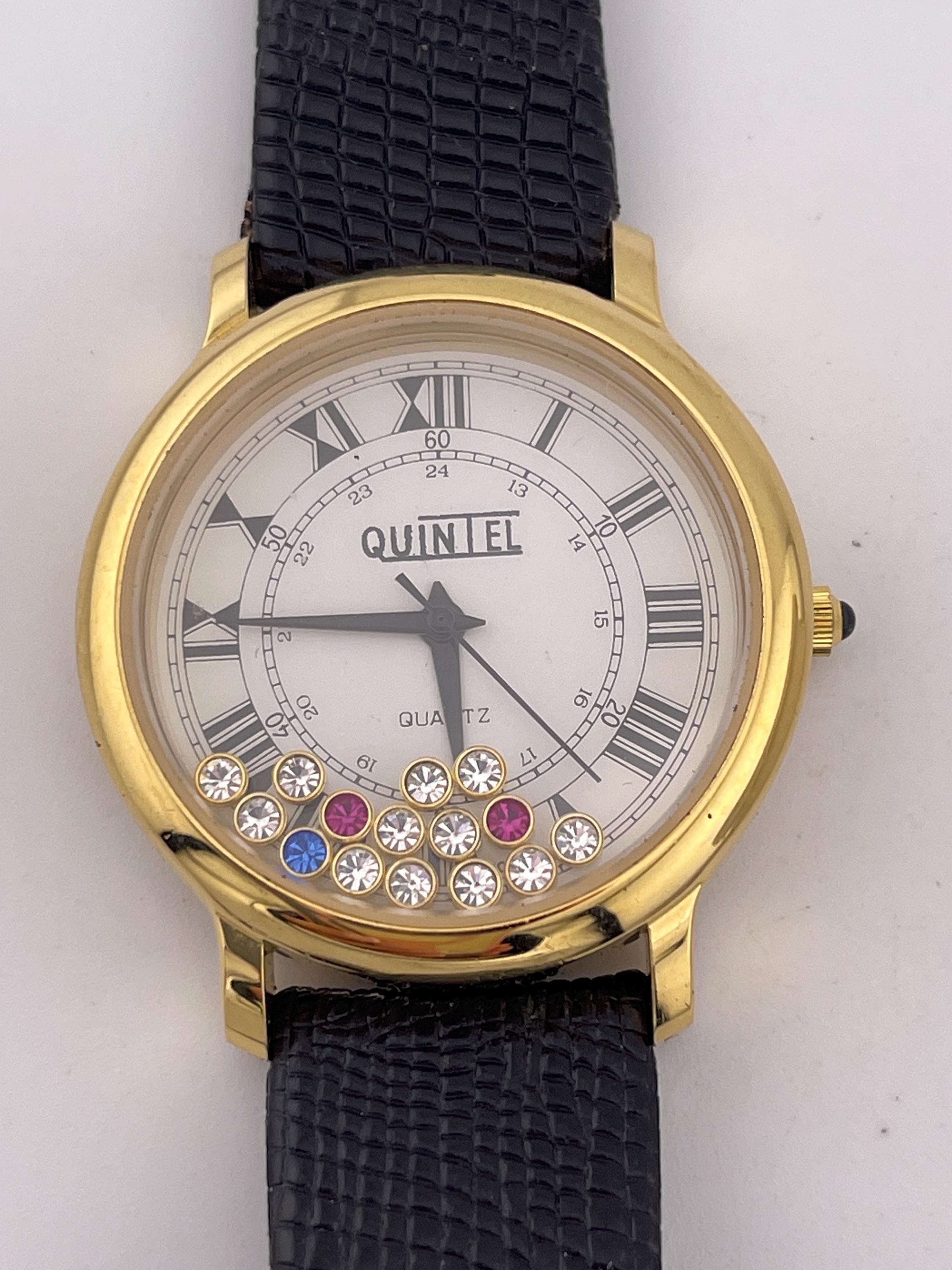 Vintage Quintel Quartz Rotating Quarter to Full Moon Phases Watch Quintel Watches - Etsy main image 2