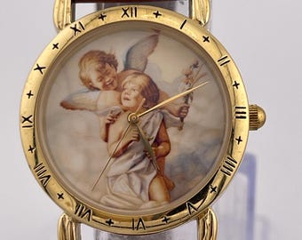 Vintage 1970s Caravelle Ladies Mechanical Watch Gold Tone  display picture 2