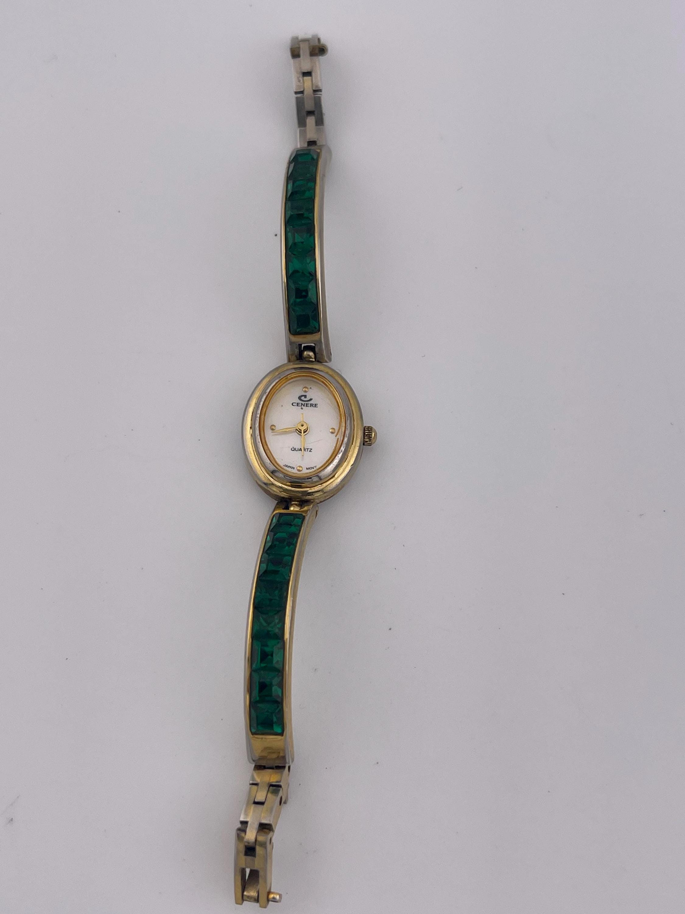 ✨ Vintage Cenere Silver Bracelet Watch | Japan Movement | Art Deco Style ✨ 1990s Sterling Silver And Marcasite Japan Movement Watch  main image 2