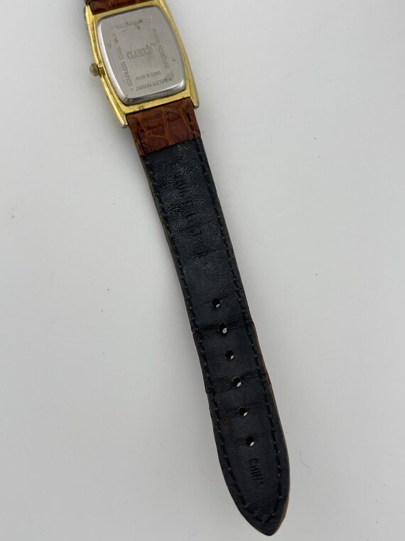 Classico Cherub Motif Rectangular Quartz Watch c.… - image 15