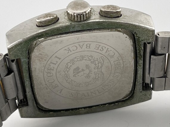 Vecceli Rectangular Two Tone Quartz Multi Functio… - image 9