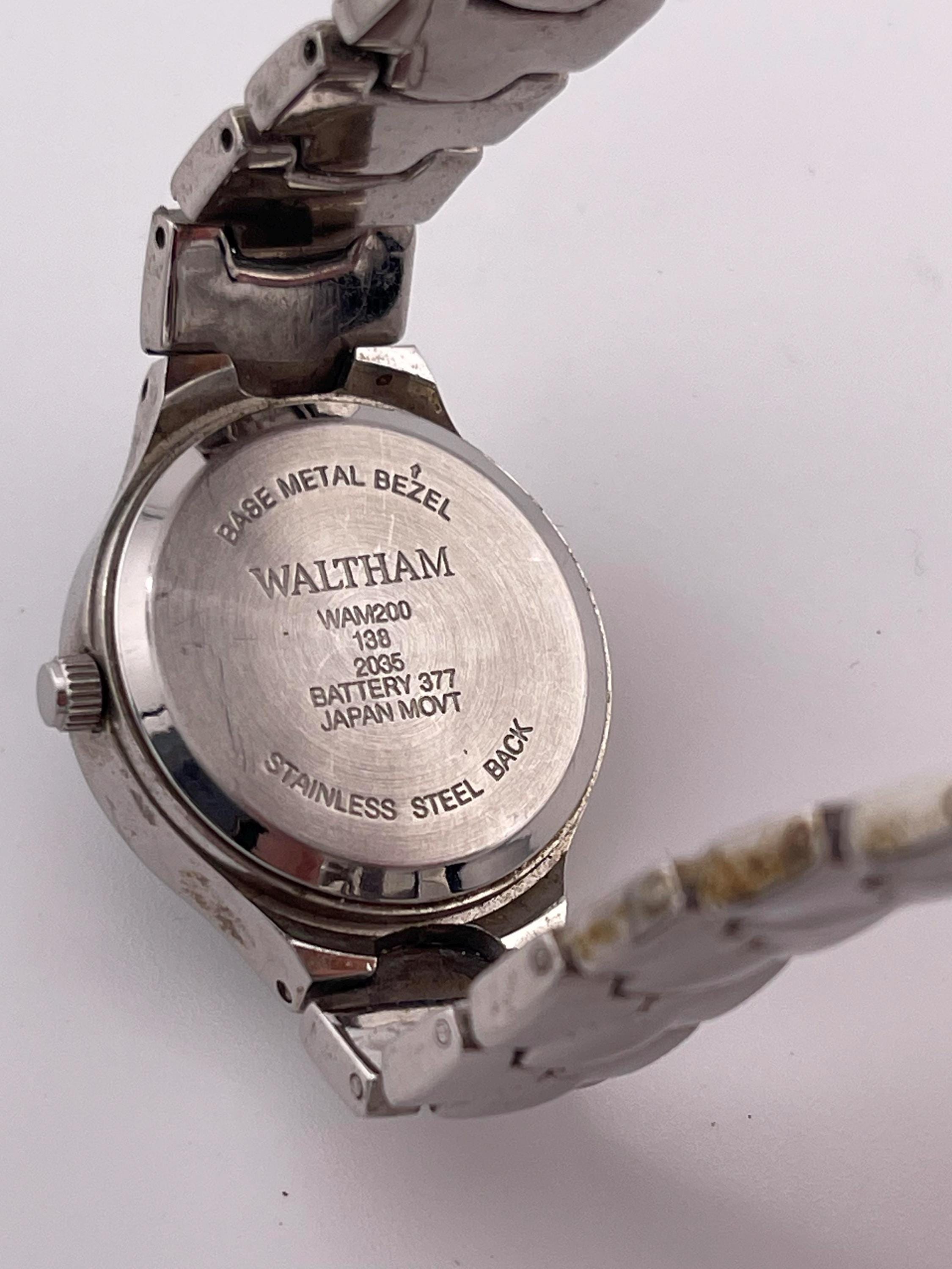 Waltham Genuine Diamond Accent Vintage Quartz Watch – Japan Mov't